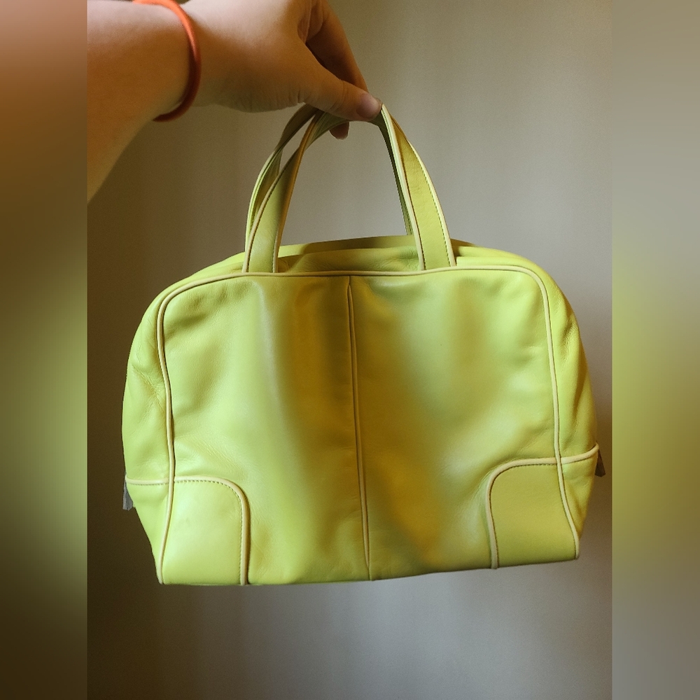 Loewe Green Satchel Bag